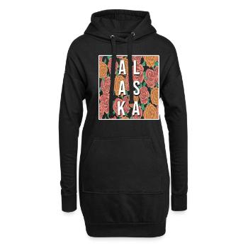Alaska - Sweat-shirt à capuche long Femme - noir - Devant