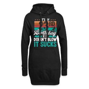 23 Year Old Kitesurfer Funny Kiteboarder Humor - Hoodie-Kleid - Schwarz - Vorne
