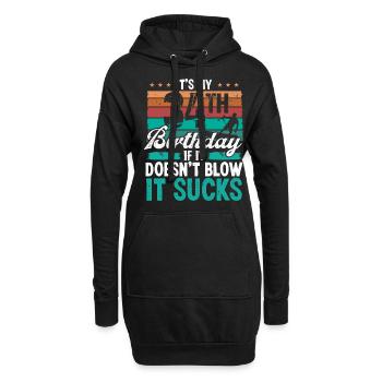 34 Year Old Kitesurfer Funny Kiteboarder Humor - Hoodie-Kleid - Schwarz - Vorne