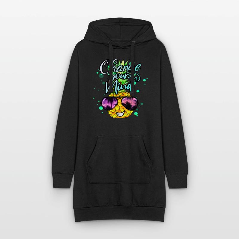 Pineapple changes your thinking Hoodie Dress