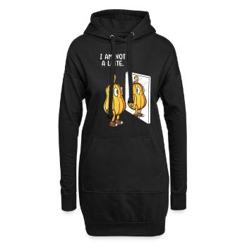 Kürbis Latte Liebhaber Kaffee Kürbis Gewürz Latte - Hoodie-Kleid - Schwarz - Vorne