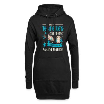 Ich Habe Eine - Hoodie-Kleid - Schwarz - Vorne