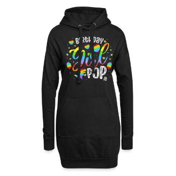Birthday Girl Pop It pour un fan de jouets Fidget - Sweat-shirt à capuche long Femme - noir - Devant