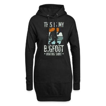 Ceci est ma chemise de chasse Bigfoot pour un - Sweat-shirt à capuche long Femme - noir - Devant