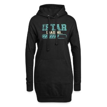 Alhamdulillah Islam Ramadan Islamischer Muslim - Hoodie-Kleid - Schwarz - Vorne