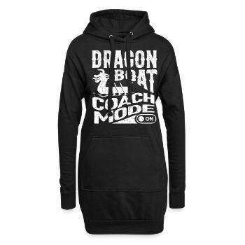 Dragon Boat Coach mode on - Hoodie Dress - black - Front