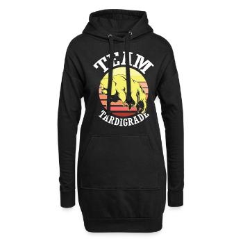 Team Bärtierchen Moss Piglet Science Bärtierchen - Hoodie-Kleid - Schwarz - Vorne