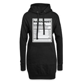 Radiologie Rad Tech Technologue Radiologue - Sweat-shirt à capuche long Femme - noir - Devant