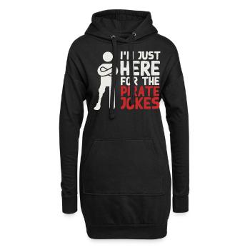 Beinprothese, Prothese, Amputierter, Amputation - Hoodie-Kleid - Schwarz - Vorne