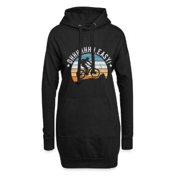 Oh Easy E-bike Elektrofahrrad Fahrrad Radfahren - Hoodie-Kleid - Schwarz - Vorne