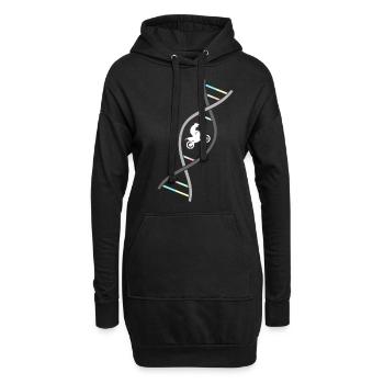 Enduro Moto Supermotard Moto Moto Motocross - Sweat-shirt à capuche long Femme - noir - Devant