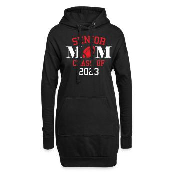 Graduation - Senior Mom Class Of 2023 - Hoodie-Kleid - Schwarz - Vorne