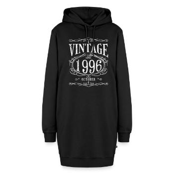 Birthday - Vintage since October 1996 - Hoodie Dress - black - Front