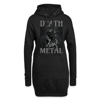 Goth Satan Rock Festivals Black Heavy Death Metal - Hoodie-Kleid - Schwarz - Vorne