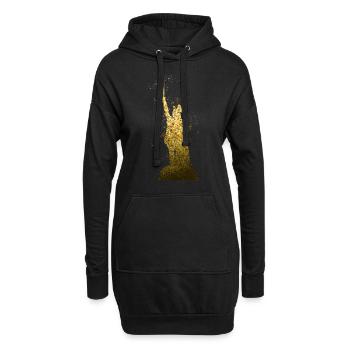 Hermannsdenkmal Varusschlacht Detmold - Hoodie-Kleid - Schwarz - Vorne