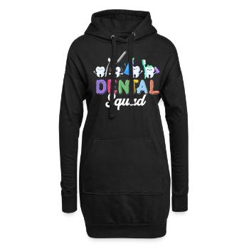 Technicien dentaire, cadre dentaire, hygiéniste dentaire - Sweat-shirt à capuche long Femme - noir - Devant