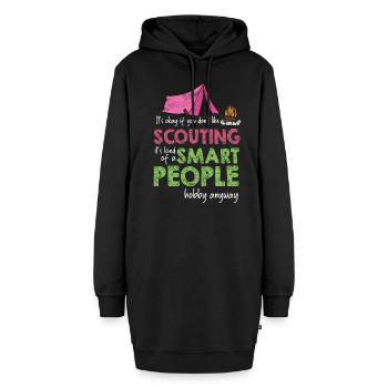 Girl Scout Leader Scouting Group Team Boy Scouts - Hoodie Dress - black - Front