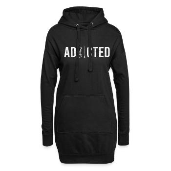 Bogensport Bogenschütze Bogenschießen Pfeil Bogen - Hoodie-Kleid - Schwarz - Vorne