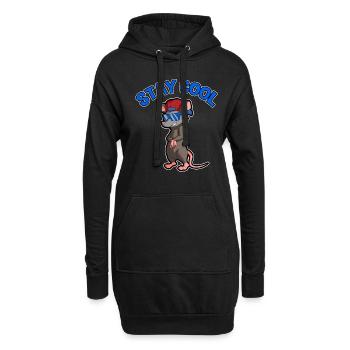 Conception d’opossum pour les amateurs d’opossum et d’opossum - Sweat-shirt à capuche long Femme - noir - Devant