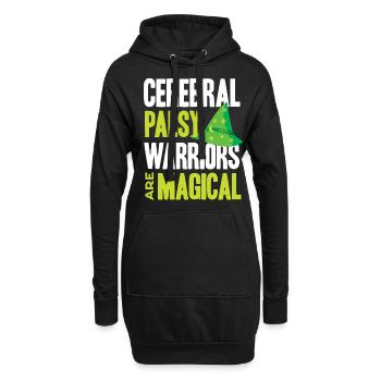Hebral palsy, cerebral palsy consciousness - Hoodie Dress - black - Front