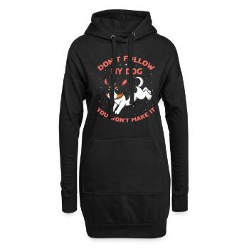 Sports nautiques pour chiens et sports nautiques pour chiens - Sweat-shirt à capuche long Femme - noir - Devant