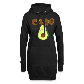 Valentinstags Freundin, Freund, Mann, Frau Partner - Hoodie-Kleid - Schwarz - Vorne