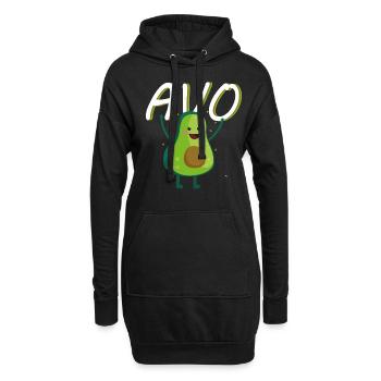 Petite amie, petit ami, homme, partenaire de la Saint-Valentin - Sweat-shirt à capuche long Femme - noir - Devant