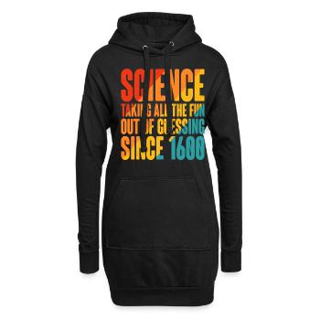 Science, Taking All The Fun Out Of Guessing 11 - Hoodie-Kleid - Schwarz - Vorne