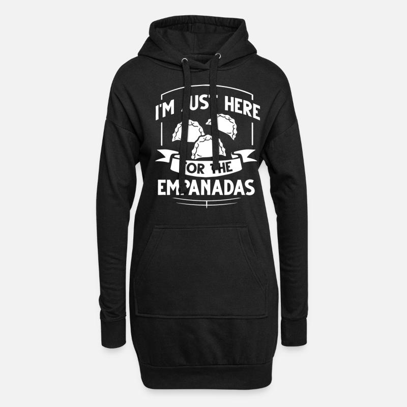 Empanada Argentinien Teigtasche Spanien - Hoodie-Kleid - Schwarz