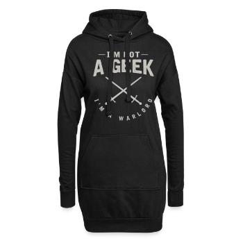 Larp, Larping, Jeu de rôle - Sweat-shirt à capuche long Femme - noir - Devant