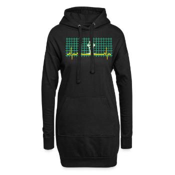 Acroyoga EGK Acro Yoga - Hoodie-Kleid - Schwarz - Vorne