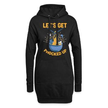 Let's Get Phocked Up Ramen Vietnam Noodle Soup - Hoodie Dress - black - Front