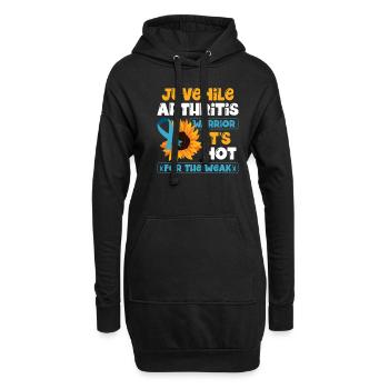 Juvenile Arthritis Warrior Autoimmunkrankheit - Hoodie-Kleid - Schwarz - Vorne