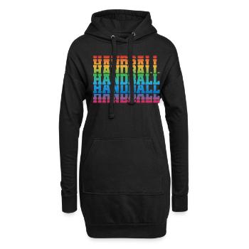 Équipe de handball, club, entraîneur, entraîneur, joueur - Sweat-shirt à capuche long Femme - noir - Devant
