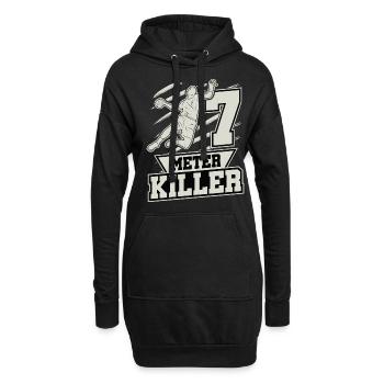 Handball Team, Club, Trainer, Coach, Spieler - Hoodie-Kleid - Schwarz - Vorne