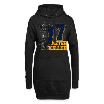 Handball Team, Club, Trainer, Coach, Spieler - Hoodie-Kleid - Schwarz - Vorne