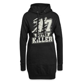 Handball Team, Club, Trainer, Coach, Spieler - Hoodie-Kleid - Schwarz - Vorne