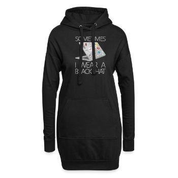 Hacker Programmer Developer Computer Science - Hoodie Dress - black - Front