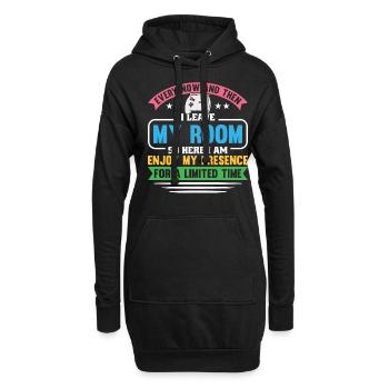 Conception de jeux pour les joueurs - Sweat-shirt à capuche long Femme - noir - Devant