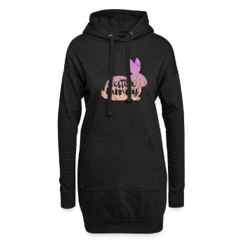Soeur Frère Frères et sœurs Cadeau de famille - Sweat-shirt à capuche long Femme - noir - Devant