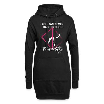 Cirque de soie aérien pour les artistes de soie aérienne - Sweat-shirt à capuche long Femme - noir - Devant
