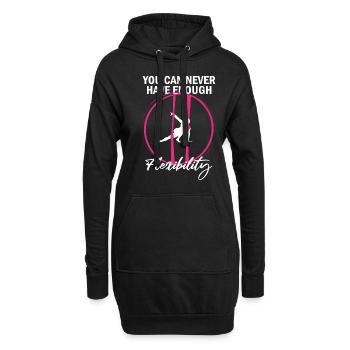 Soies aériennes pour le yoga aérien et la gymnastique aérienne - Sweat-shirt à capuche long Femme - noir - Devant