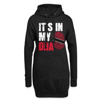 ADN Trini Tobago Trinidad Flag Trinidadian - Sweat-shirt à capuche long Femme - noir - Devant