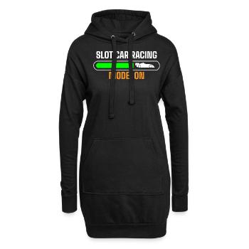 Slot Car Racing - Hoodie-Kleid - Schwarz - Vorne