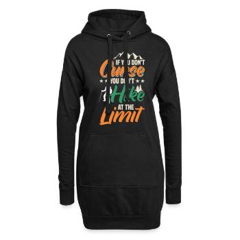 Wenn Sie Nicht Fluchen, Wandern Sie - Hoodie-Kleid - Schwarz - Vorne