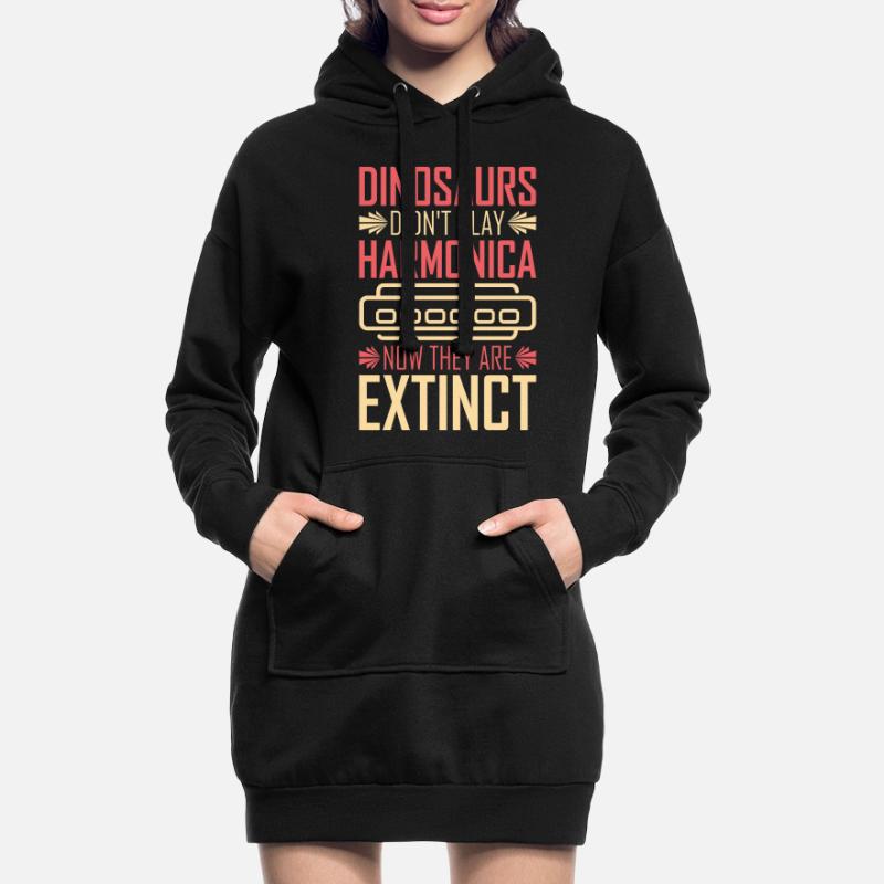Harmonica harmonica player Hoodie Dress