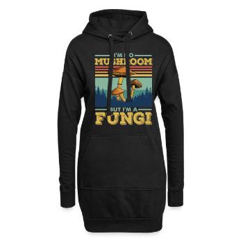Cueilleurs de champignons et amis champignons - Sweat-shirt à capuche long Femme - noir - Devant