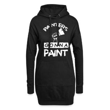 Maler und Lackierer, der Beste und Nervigste Beruf - Hoodie-Kleid - Schwarz - Vorne