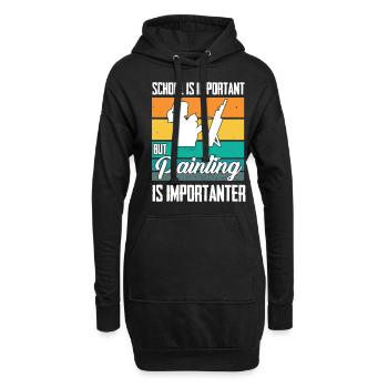 Maler und Lackierer, der Beste und Nervigste Beruf - Hoodie-Kleid - Schwarz - Vorne