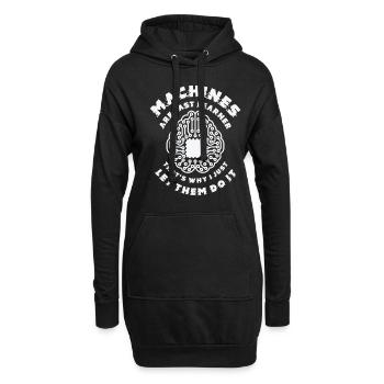 Apprentissage automatique Intelligence artificielle - Sweat-shirt à capuche long Femme - noir - Devant